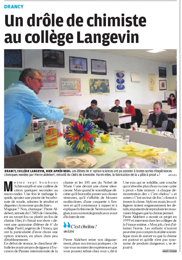 Article Parisien avril2011 Article Parisien avril2011